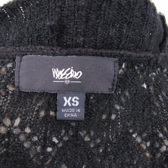 Mossimo Supply Co Women’s Size XS Knit Black Cardigan Open Front - Picture 8 of 8